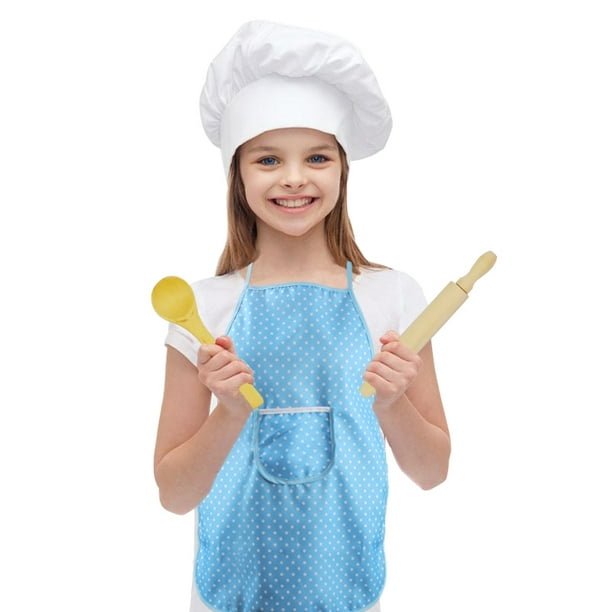 11pcs Child Chef Apron Hat Kids Childrens Kichen Cooking Baking Play Game Toy UK